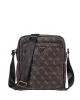 Guess Mılano Top Zıp Xbdy W Frt Pckt Erkek Kahverengi Omuz Çantası HMMILOP4260-BNH