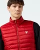 Guess Jeans GJ HOODED PUFFER VES Erkek Kırmızı Yelek M4YN11WG922-G585