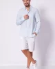 Guess LS NAPA LINEN SHIRT Erkek Çok Renkli Gömlek M5GH73WH3J0-F7AO