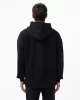 Guess Dalım Over Hooded Sweatshırt Erkek Siyah Sweatshirt Z4BQ03K9V31-JBLK