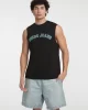 Guess Jeans GJ MUSCLE COLLEGIATE TANK Erkek Siyah T-shirt M5GP31K8HM0-JBLK