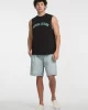 Guess Jeans GJ MUSCLE COLLEGIATE TANK Erkek Siyah T-shirt M5GP31K8HM0-JBLK