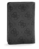 Guess Madrıd Flat Card Holder W Flap Erkek Siyah Cüzdan SMMALLLEA21-BLA