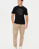 Guess Kefka Cn T-Shırt Erkek Siyah T-Shirt Z5RI01J1314-JBLK