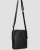 Guess TORINO DBL ZIP XBODY W VTL ZIP Erkek Siyah Omuz Çantası HMTODEP5118-BLA