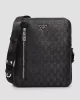 Guess TORINO DBL ZIP XBODY W VTL ZIP Erkek Siyah Omuz Çantası HMTODEP5118-BLA