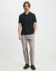 Guess SMALL TRIANGLE SS POLO Erkek Siyah T-shirt M5RP01KCLQ2-JBLK