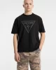 Guess GO VINTAGE TRIANGLE TEE Erkek Siyah T-shirt M5GI10K8FQ4-JTMU