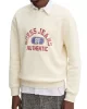 Guess Jeans GJ CN REG GJ AUTHENT Erkek Ekru Sweatshirt M4BQ06K9V31-G053