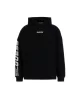 Guess Dalım Over Hooded Sweatshırt Erkek Siyah Sweatshirt Z4BQ03K9V31-JBLK