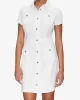 Guess ES SS ELORA POCKETS DRESS Kadın Beyaz Elbise W5GK70KCBO2-G011
