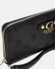 Guess GERTY SLG LARGE ZIP AROUND Kadın Siyah Cüzdan SWPD9529146-BLA