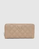 Guess GIULLY SLG LARGE ZIP AROUND Kadın Bej Cüzdan SWQG8748146-BEI