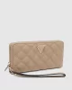 Guess GIULLY SLG LARGE ZIP AROUND Kadın Bej Cüzdan SWQG8748146-BEI