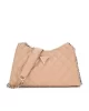 Guess GIULLY TOP ZIP SHOULDER BAG Kadın Bej Omuz Çantası HWQG8748130-BEI