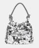 Guess HOLIDAY SHINE TOP HANDLE POUCH Kadın Gri Omuz Çantası HWEY9538750-SIL