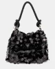 Guess HOLIDAY SHINE TOP HANDLE POUCH Kadın Siyah Omuz Çantası HWEG9538750-BLA