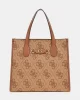 Guess IZZY 2 COMP TOTE Kadın Kahverengi El Çantası HWOS8654220-LTL