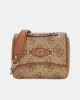 Guess IZZY CONVERTIBLE XBODY FLAP Kadın Kahverengi Çapraz Çanta HWOS8654190-LTL