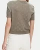 Guess JASMINE G CN SS BOXY SWTR Kadın Haki Kazak W5GR05Z3D60-G9D5