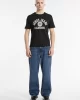 Guess Jeans GJ SS CN SLIM PRINTED TEE Erkek Siyah T-shirt M5RI80K8HM0-JBLK