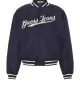 Guess Jeans GJ BOMBER WITH PATCH Erkek Siyah Ceket M5RL54WHAA2-JBLK