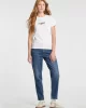 Guess jeans Gj Ss Cn Reg 3D Embr Guess Tee Kadın Beyaz T-Shirt W5RI54J1314-G011