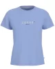 Guess jeans Gj Ss Cn Reg 3D Embr Guess Tee Kadın Mavi T-Shirt W5RI54J1314-G7CP