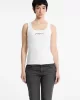 Guess jeans Gj Tank Top Slım Rıb Embro Kadın Beyaz T-Shirt W5RP48KA0H1-G011