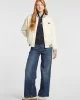 Guess Jeans GJ BOMBER JKT WITH EMBROIDERY Kadın Bej Ceket W5RL43WHAA2-G053
