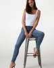 Guess 1981 SKINNY Kadın Lacivert Jeans W2YA46D4Q02-CMD1