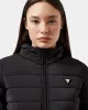 Guess Solıd Heavy Dıann Puffer Jacke Kadın Siyah Mont V4YL04WF3X0-JBLK