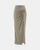 Guess Aımee Jewel Drap Skırt Kadın Haki Etek W5GD0EKAQL2-G9D5
