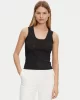 Guess ARIA TANK TOP Kadın Siyah Atlet 5RGP216311A-JBLK