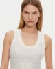 Guess ARIA TANK TOP Kadın Beyaz Atlet 5RGP216311A-MCDM