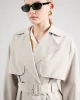 Guess AMIRA TRENCH Kadın Bej Trençkot W5GL33WHAE2-G9D0