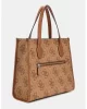 Guess IZZY 2 COMP TOTE Kadın Kahverengi El Çantası HWOS8654220-LTL