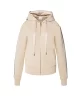 Guess HOODED SCUBA SWEATSHIRT Kadın Bej Eşofman Üstü W5RQ03KBYE2-G9N9