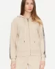 Guess HOODED SCUBA SWEATSHIRT Kadın Bej Eşofman Üstü W5RQ03KBYE2-G9N9