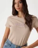 Guess Ss Cn Python Logo Tee Kadın Bej T-Shirt W5RI19I3Z14-A90F