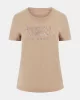 Guess Ss Cn Python Logo Tee Kadın Bej T-Shirt W5RI19I3Z14-A90F