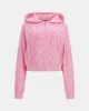 Guess PEONY JACQUARD HOODED FULL ZIP Kadın Çok Renkli Eşofman Üstü V5GQ00KCT02-F6EV