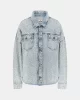 Guess WESTERN SHACKET Kadın Mavi Ceket W5GN90D5LQ2-GRBG