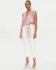 Guess 1981 CAPRİ Kadın Beyaz Pantolon W5GA91W93CM-G011