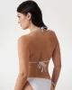 Guess 4G RHINESTONE TRIANGLE REM PAD Kadın Beyaz Bikini E5GJ13MC040-G011