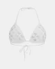 Guess 4G RHINESTONE TRIANGLE REM PAD Kadın Beyaz Bikini E5GJ13MC040-G011