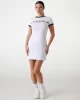 Guess ACTIVE SS DRESS Kadın Beyaz Elbise V5GK02KCQX1-G011