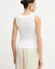 Guess ALEXIA SEQUINS TANK TOP Kadın Beyaz Atlet W5GP06KCS10-G011