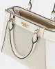 Guess Anadela 3 Comp Satchel Kadın Beyaz El Çantası HWAG9633060-NRI