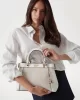 Guess Anadela 3 Comp Satchel Kadın Beyaz El Çantası HWAG9633060-NRI